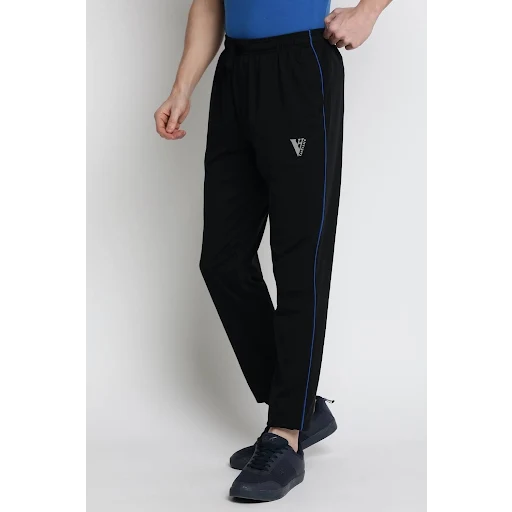 Van Heusen Black Solid Ankle-Length Casual Men Regular Fit Track Pants size S